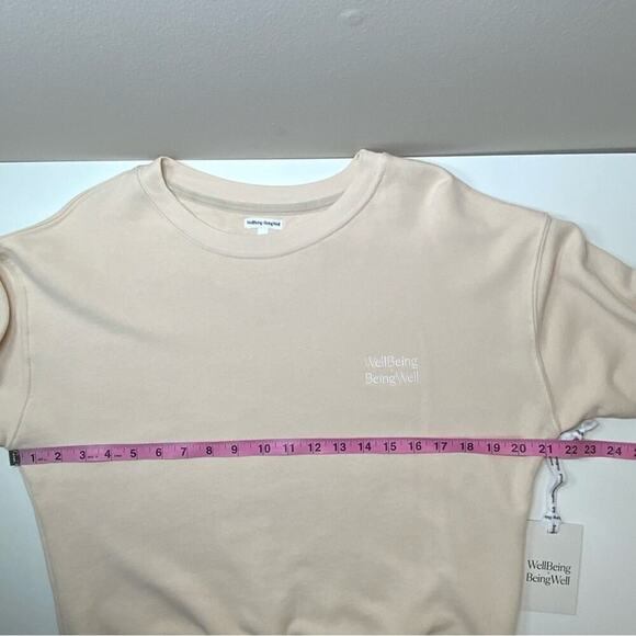 NWT | WellBeing + BeingWell | Goldie Sweatshirt | Bone White | XS - Picture 8 of 16